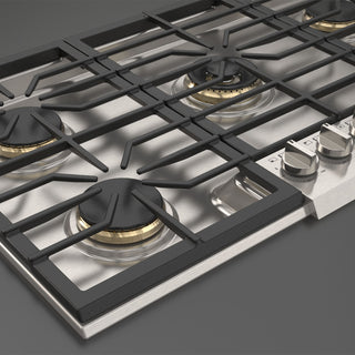F6PGK365S1 36” PARRILLA DE SOBREPONER ITALIANA SOFIA PRO GAS COOKTOP FULGOR MILANO