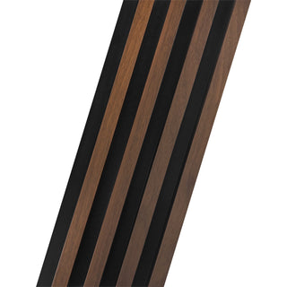 NOGAL OSCURO/NEGRO LAMBRÍN WPC MEDIDA 2900MM X 169MM X 24MM, CAPACIDAD DE CAJA 4.90M2, CAJA 10 PIEZAS