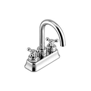 HM-21 MEZCLADORA PARA LAVABO 4" ÁTICA CROMO. INCLUYE CONTRA DE REJILLA HELVEX