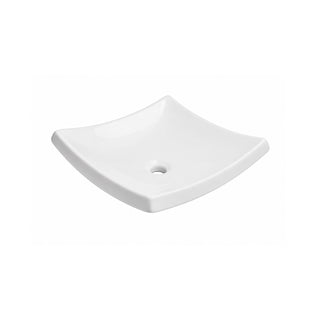 LV TRAZZO LAVABO TRAZZO DE SOBREPONER SIN REBOSADERO, BLANCO HELVEX