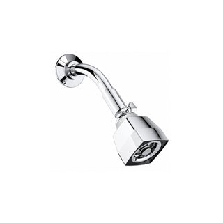 AC20-TR011 REGADERA CON BRAZO Y CHAPETÓN DE CHORRO FIJO DE LIMPIEZA AUTOMÁTICA CON VÁLVULA DE CONTROL QUE RESTRINGE EL VOLUMEN DE AGUA, CROMO HELVEX