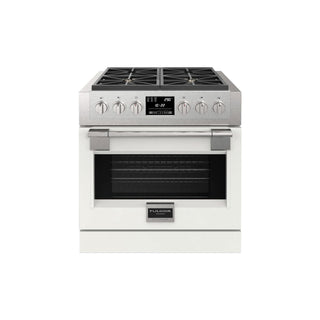 F6PDF304S1 30” DUAL FUEL PRO RANGE GAMA SOFIA PRO ESTUFA DE EMPOTRE ITALIANA FULGOR Milano