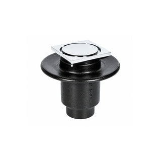 22V-CHL COLADERA VERTICAL CORTA DE CONTORNO CUADRADA UNA BOCA CROMO HELVEX