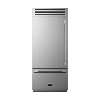 F7PBM36S2-L 36” REFRIGERADOR IZQUIERDO ITALIANO PROFESSIONAL FRIDGE BOTTOM DRAWER LEFT HINGE FULGOR Milano