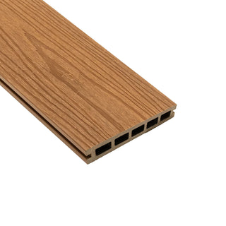 A41 TEKA VETEADO/CEPILLADO 220*14.5 CM DECK PARA PISO COEXTRUIDO (CAJA 6 PZAS)