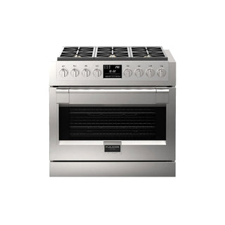 F6PDF366S1 36” DUAL FUEL PRO RANGE ESTUFA DE EMPOTRE ITALIANA FULGOR Milano