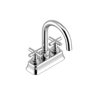 HM-14 MEZCLADORA PARA LAVABO 4" ANTARES CROMO. INCLUYE CONTRA DE REJILLA HELVEX