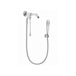 RM-7 REGADERA MANUAL CON DESVIADOR DE VARILLA, CHORRO FIJO (REGADERA FIJA NO INCLUIDA), CROMO HELVEX