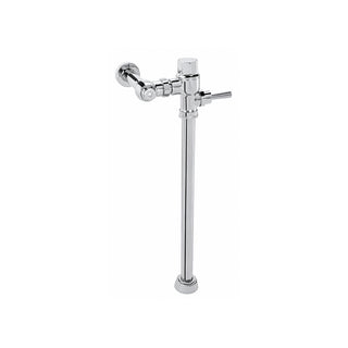 117-38 FLUXÓMETRO DE MANIJA PARA TAZA FLUX NIPLE RECTO DE 60 CM SPUD DE 38 MM 6 LPD, CROMO HELVEX