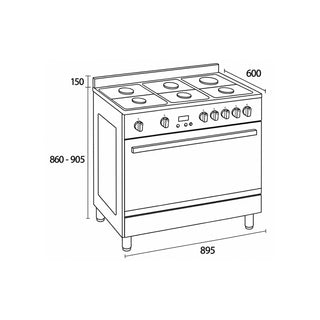 TOTAL GSC 75320 WBA IX TEKA GAS GRILL 