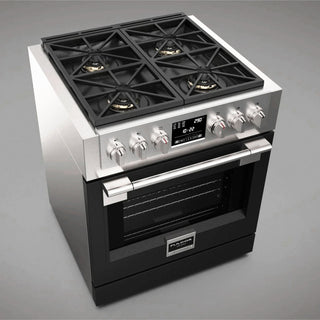 F6PDF304S1 30” DUAL FUEL PRO RANGE GAMA SOFIA PRO ESTUFA DE EMPOTRE ITALIANA FULGOR Milano