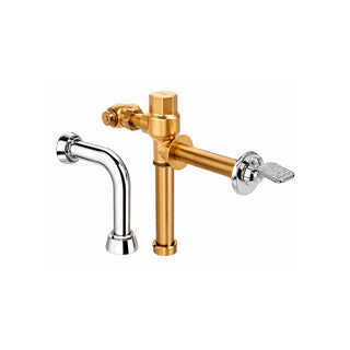 312-WC-4.8 FLUXÓMETRO OCULTO DE PEDAL PARA TAZA FLUX SPUD DE 38MM 4.8 LPD, CROMO HELVEX