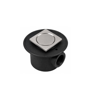282-35-CHL COLADERA DE CONTORNO CUADRADA UNA BOCA CROMO HELVEX
