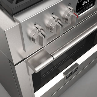 F6PDF304S1 30” DUAL FUEL PRO RANGE GAMA SOFIA PRO ESTUFA DE EMPOTRE ITALIANA FULGOR Milano