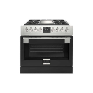 F6PDF364GS1 36” DUAL FUEL PRO RANGE WITH GRIDDLE ESTUFA DE EMPOTRE ITALIANA GAMA SOFIA PRO FULGOR Milano