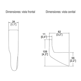PIU-06 GANCHO SENCILLO PIURA CROMO HELVEX