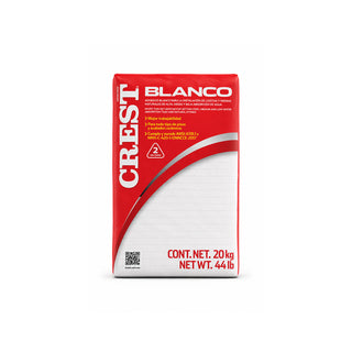 PEGAPORCELANATO CREST COLOR BLANCO 20 KG