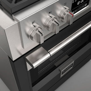 F6PDF304S1 30” DUAL FUEL PRO RANGE GAMA SOFIA PRO ESTUFA DE EMPOTRE ITALIANA FULGOR Milano