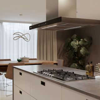 ADARAISLA.AC90 CAMPANA DE ISLA 90 CM LINEA PROFESIONAL MARCA TECNOLAM