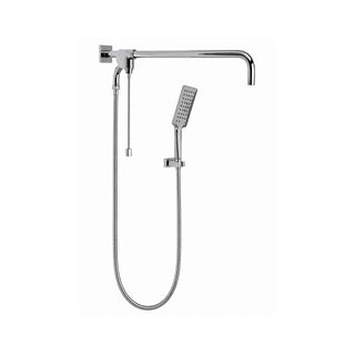 RM-15 REGADERA MANUAL CON DESVIADOR DE VARILLA, MULTICHORRO (3 TIPOS DE CHORRO) CON SISTEMA ANTICALCÁREO. INCLUYE BRAZO ANGULAR PARA REGADERAS DE PLATO ANCHO (NO INCLUIDA), CROMO HELVEX
