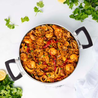 PAELLERA NOVEL 14" CON TAPA ROYAL PRESTIGE