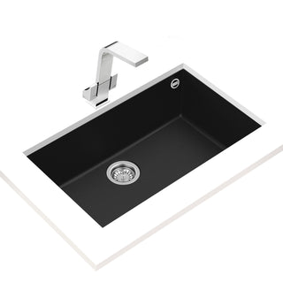 MAESTRO SQUARE 72.40 TG B FREGADERO DOBLE NEGRO TEKA