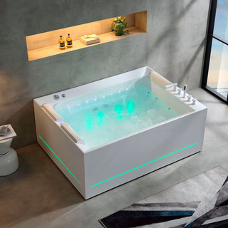 MIKONOS TINA A MURO CON FALDÓN  (180*135*69 CM) Q439 SALLY