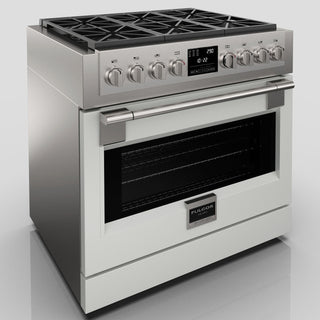 F6PDF366S1 36” DUAL FUEL PRO RANGE ESTUFA DE EMPOTRE ITALIANA FULGOR Milano