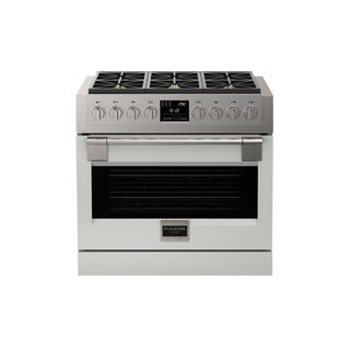 F6PDF366S1 36” DUAL FUEL PRO RANGE ESTUFA DE EMPOTRE ITALIANA FULGOR Milano