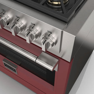 F6PDF366S1 36” DUAL FUEL PRO RANGE ESTUFA DE EMPOTRE ITALIANA FULGOR Milano