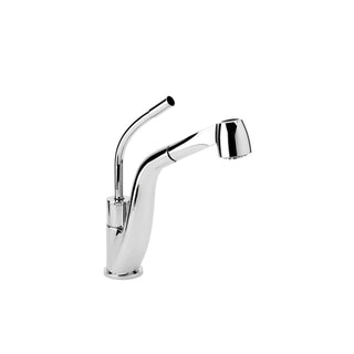 E-306 MONOMANDO PARA FREGADERO. MANGUERA RETRÁCTIL, CON SISTEMA ANTICALCÁREO Y 2 TIPOS DE CHORRO: AIREADO Y REGADERA. PALMA CROMO HELVEX