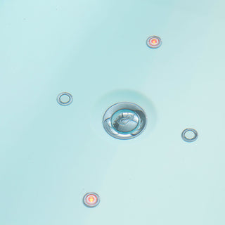 MAUI TINA FREESTANDING CON HIDROMASAJE, BLOWER & CROMOTERAPIA (170*80*58 CM) Q186F SALLY