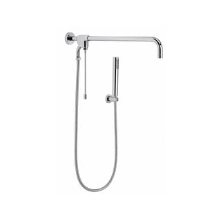RM-14 REGADERA MANUAL CON DESVIADOR DE VARILLA, CHORRO FIJO CON SISTEMA ANTICALCÁREO. INCLUYE BRAZO ANGULAR PARA REGADERAS DE PLATO ANCHO (NO INCLUIDA), CROMO HELVEX