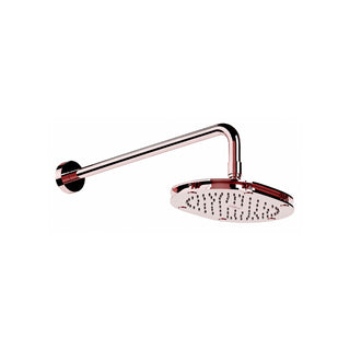 H3005-TR035-AU REGADERA CON BRAZO Y CHAPETÓN DE CHORRO FIJO CON TECNOLOGÍA AIREAVEX, SISTEMA ANTICALCÁREO, PLATO ANCHO DE 5" X 8" AURA HELVEX
