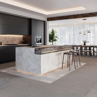 PISO PORCELANICO BERNA ACERO L 120X120 (CAJA 1.44 M2) MADE IN SPAIN