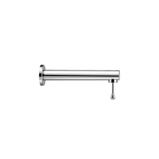 TV-100 LLAVE PARA LAVABO ECONOMIZADORA A PARED CON SEGURO ANTIRROBO Y ANTIBACTERIAL EN LA PERILLA, CROMO HELVEX