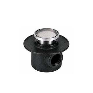 282-HLI COLADERA DE CONTORNO REDONDA PARA INSERTO CERÁMICO DE MÁXIMO 10 MM DE ESPESOR UNA BOCA CROMO HELVEX