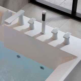 MIKONOS TINA A MURO CON FALDÓN  (180*135*69 CM) Q439 SALLY