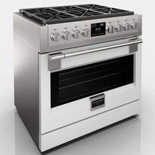 F6PDF366S1 36” DUAL FUEL PRO RANGE ESTUFA DE EMPOTRE ITALIANA FULGOR Milano