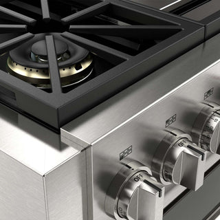 F6PDF364GS1 36” DUAL FUEL PRO RANGE WITH GRIDDLE ESTUFA DE EMPOTRE ITALIANA GAMA SOFIA PRO FULGOR Milano