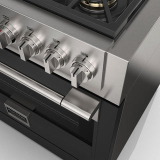 F6PDF366S1 36” DUAL FUEL PRO RANGE ESTUFA DE EMPOTRE ITALIANA FULGOR Milano