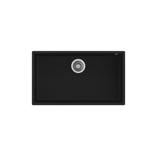MAESTRO SQUARE 72.40 TG B FREGADERO DOBLE NEGRO TEKA