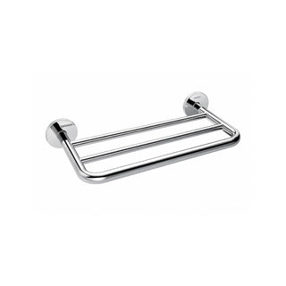 TUB-10 PORTATOALLAS MÚLTIPLE TUBULAR CROMO HELVEX