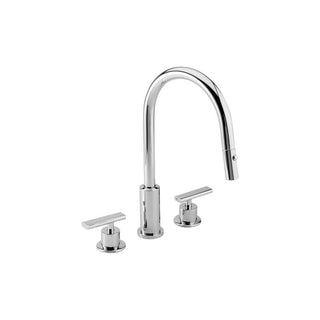 ME-303 MEZCLADORA PARA FREGADERO. MANGUERA RETRÁCTIL Y CABEZAL MAGNÉTICO CON SISTEMA ANTICÁLCÁREO Y 2 TIPOS DE CHORRO: AIREADO Y SPRAY. PREMIER CROMO HELVEX