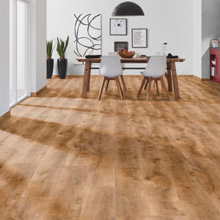 GOLD VOLCANO OAK PLANK K462 ESPESOR 8MM, EMPAQUE 9 TABLAS, MEDIDA 1285 X 192 X 8MM CAJA 2.22 M2 CASTELLO