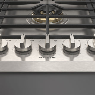 F6PGK365S1 36” PARRILLA DE SOBREPONER ITALIANA SOFIA PRO GAS COOKTOP FULGOR MILANO