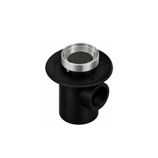 24-HLI COLADERA DE CONTORNO REDONDA PARA INSERTO CERÁMICO DE MÁXIMO 10 MM DE ESPESOR UNA BOCA CROMO HELVEX