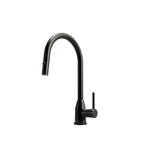 E-314-EB MONOMANDO PARA FREGADERO. MANGUERA RETRÁCTIL, CON SISTEMA ANTICALCÁREO Y 2 TIPOS DE CHORRO: AIREADO Y SPRAY. KAMPA ÉBANO HELVEX