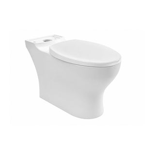 TAZA MIURA16 TAZA INODORO MIURA16 ELONGADA, TRAMPA OCULTA, SISTEMA TURVEX, ALTURA CONFORTABLE, BLANCO. INCLUYE ASIENTO DE CIERRE LENTO CON ANTIBACTERIAL HELVEX