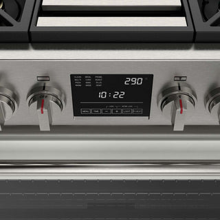 F6PDF364GS1 36” DUAL FUEL PRO RANGE WITH GRIDDLE ESTUFA DE EMPOTRE ITALIANA GAMA SOFIA PRO FULGOR Milano
